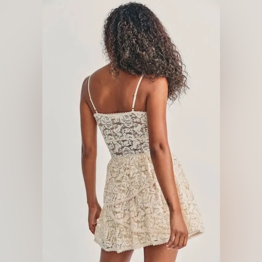 LoveShackFancy | Hopely Dress In Buttercream - Lace - Romantic - Feminine - Picture 2 of 12